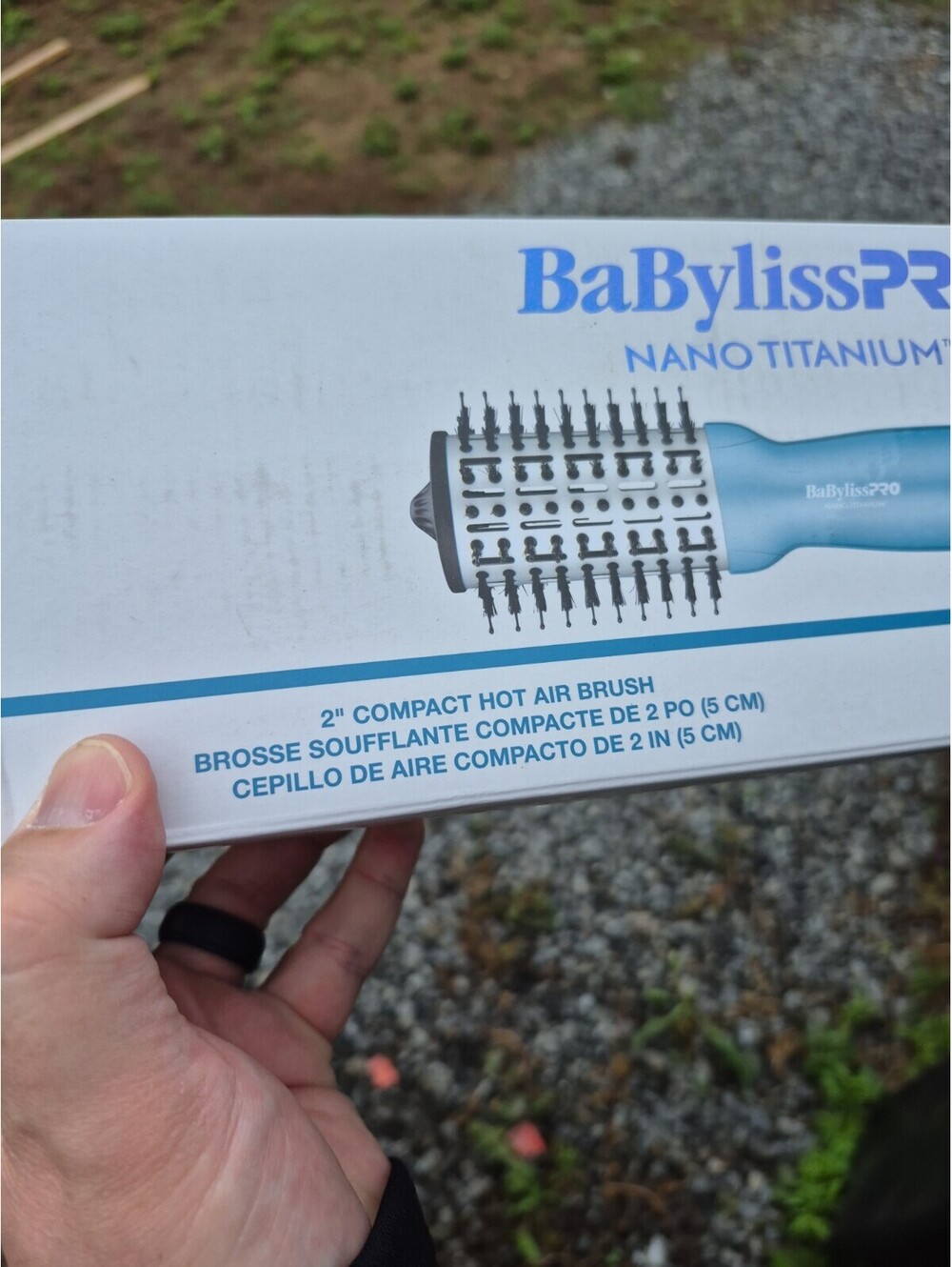 BaBylissPRO Nano Titanium 2" Compact Hot Air Brush #BNTMHBUC New Stylist Pro - Picture 2 of 8